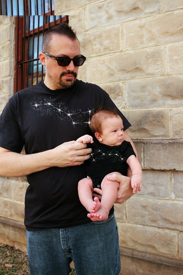 Little Dipper Big Dipper matching shirts, daddy and me, fathers day, father son gallery