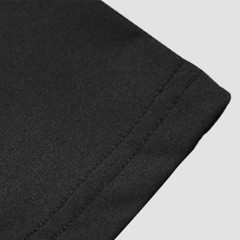 Polyester Spandex Blend Men’s Short Sleeve T Shirt Half High Neck for Slim Fit