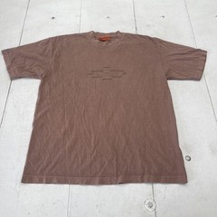 Now-Time Shirt Mens Large Brown Jester Diagram Graphic Tee Art Magic