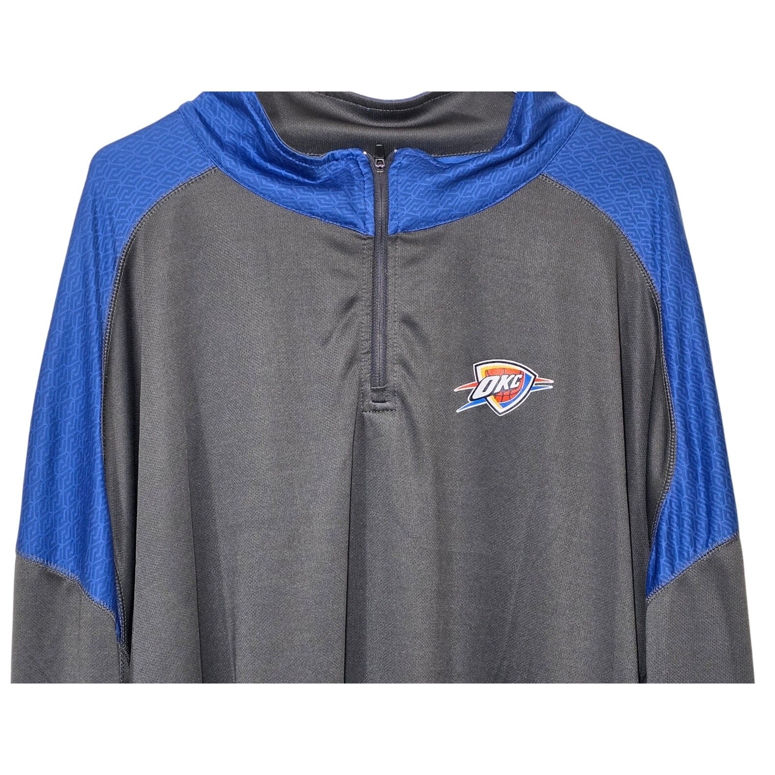 NBA Okc Thunder 1/4 Zip Lightweight Pullover Pristine Size 6X Basketball gallery