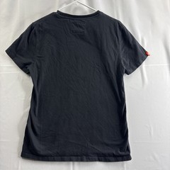 Superdry The Orange Label Tree Co. T Shirt Men’s Large Black Casual Short Sleeve