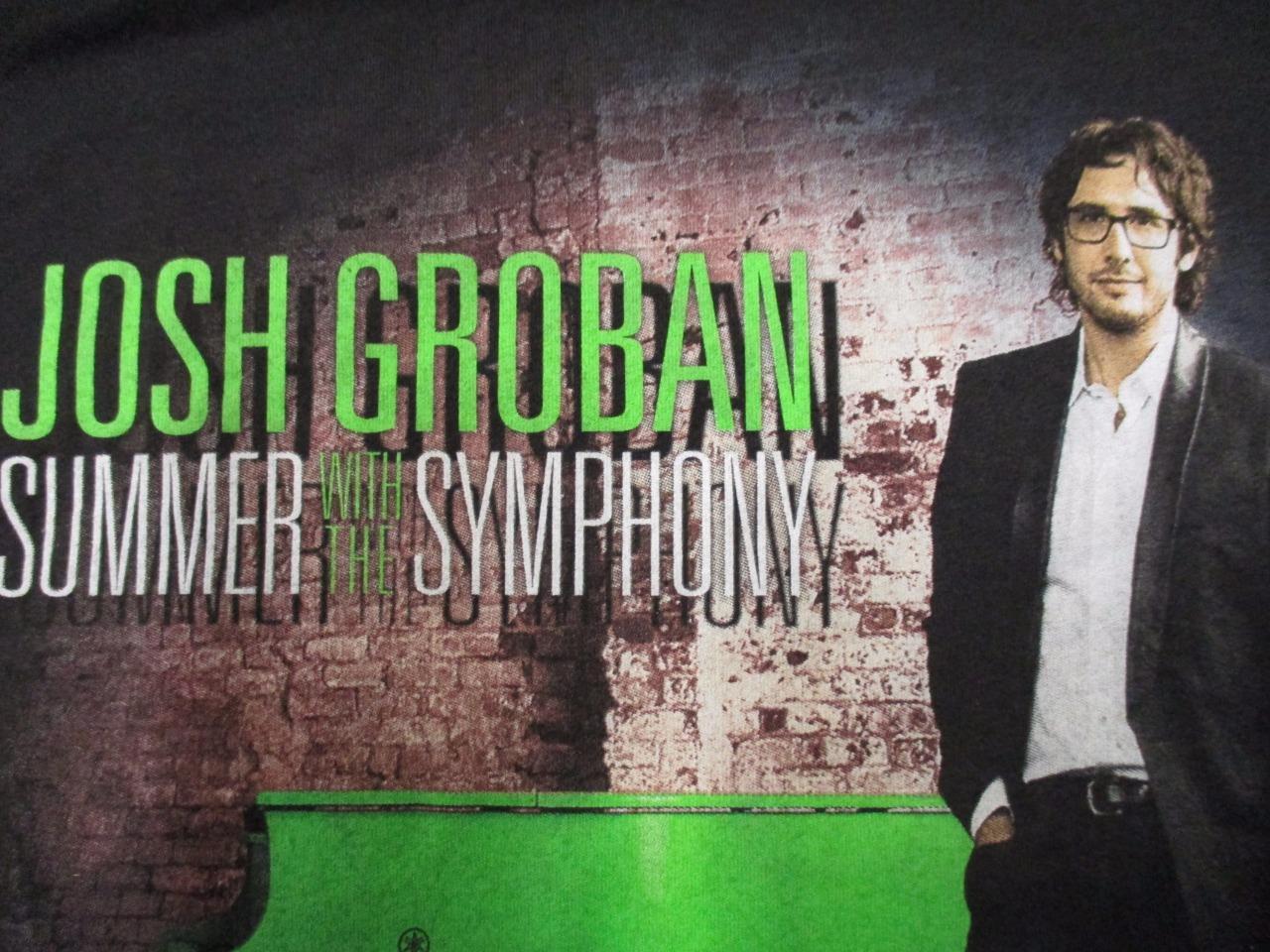 New Josh Groban Summer w/ Symphony Mens Adult Sizes S-M-L Band Concert Shirt gallery