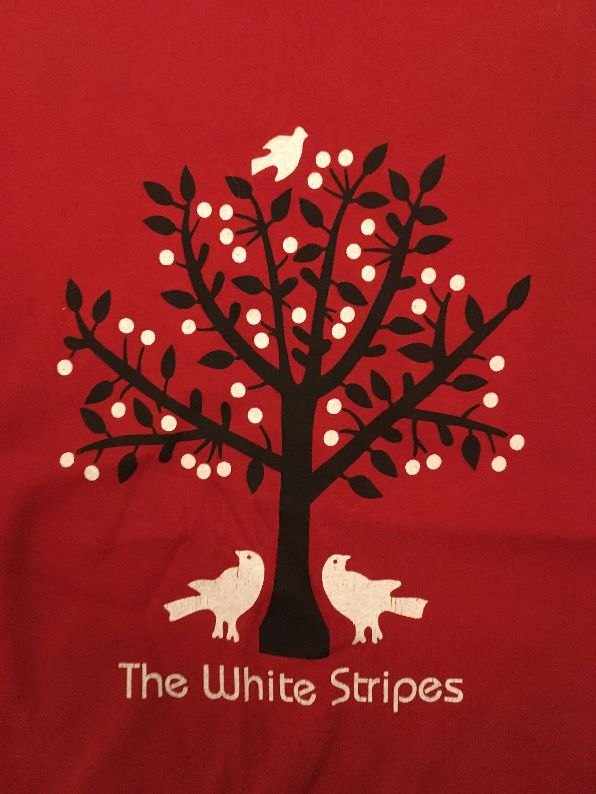 the White Stripes Concert Gift Fans Red Full Size Unisex Shirt BT884