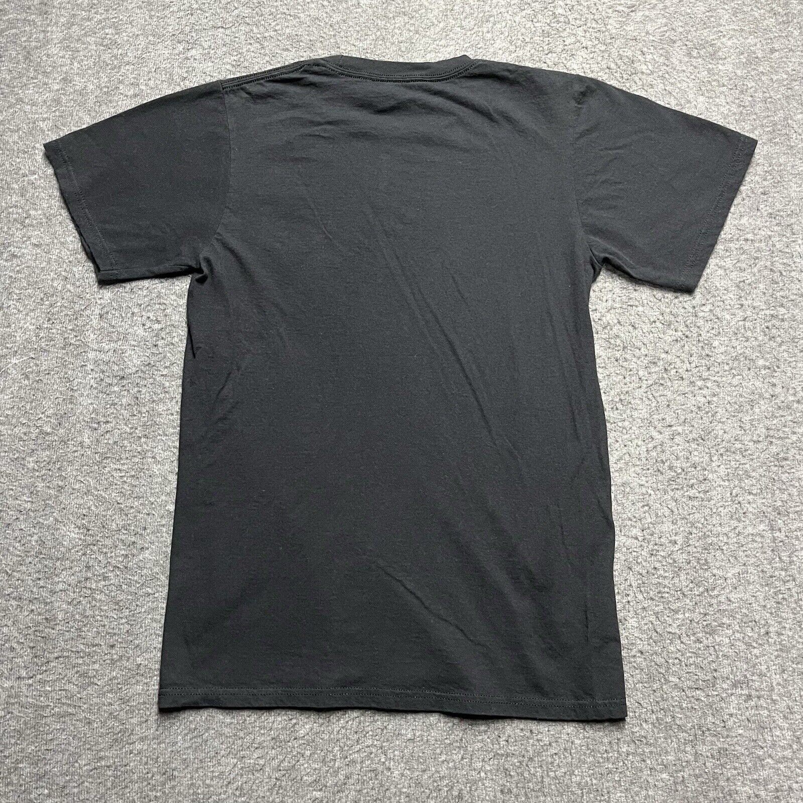 Adidas Go to Tee Shirt Men' Small Black 100% Cotton Short Sleeve Three Stripes gallery