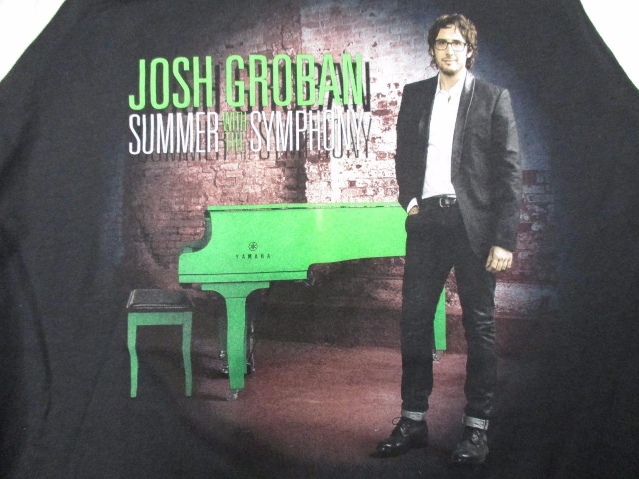 New Josh Groban Summer w/ Symphony Mens Adult Sizes S-M-L Band Concert Shirt gallery