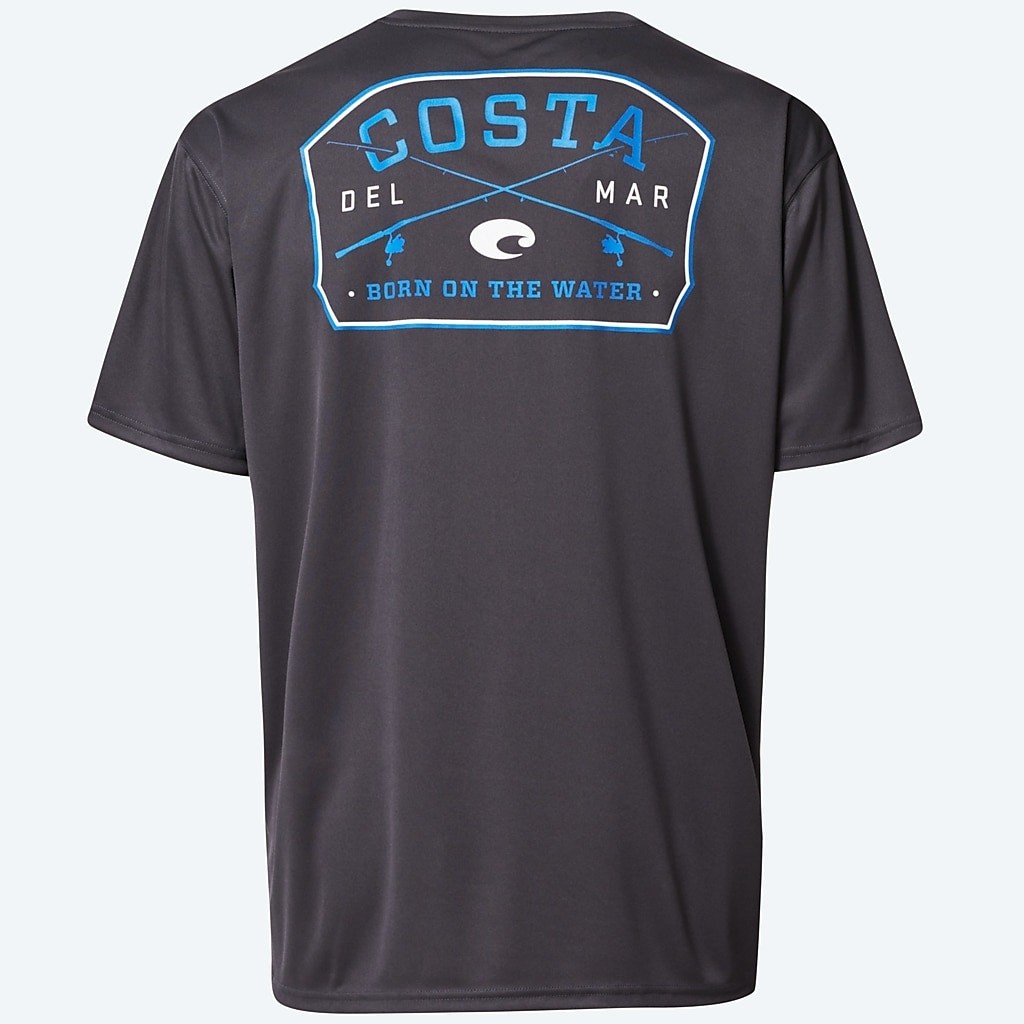 NWT Men's Costa Tech Spinners T-Shirt in Carbon Size XXL gallery
