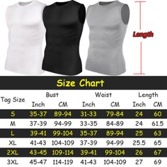 Men’s Cool Dry Compression Base Layer Tank Top Sports Running Basketball Workout