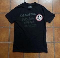 Official Marvel Studios Deadpool & Wolverine black graphic t-shirt Size S