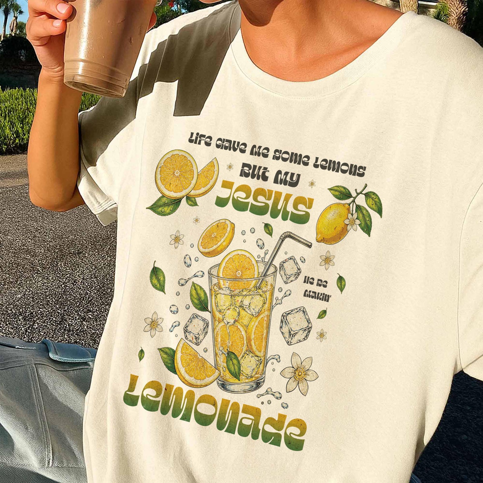 Jesus Lemonade Shirt Child of God Faith Graphic Tee gallery