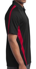 Ford Mustang Micro Mesh Colorblock Polo Pocket Print