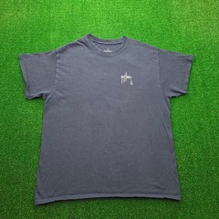 Guy Harvey Tshirt Mens Large Navy Blue Marlin & Bait Graphic Fishing Tee
