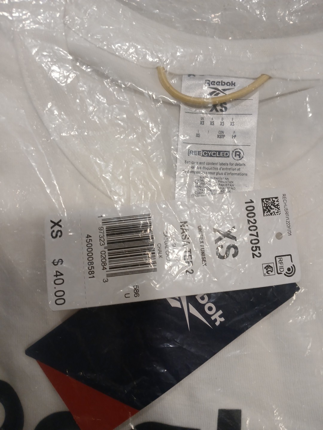 NWT Reebok NASA Pump T-shirt Tee 2 XS gallery
