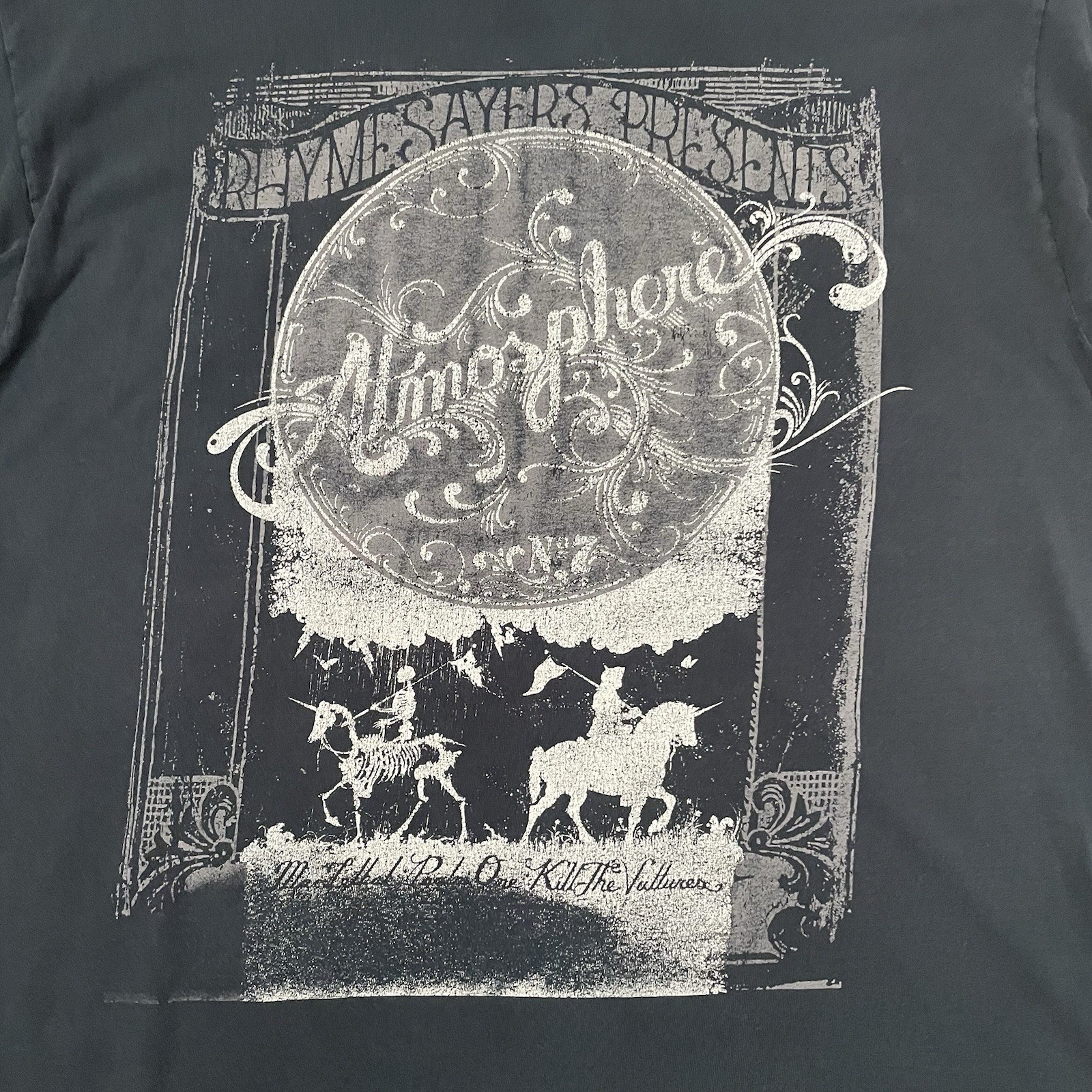 Vintage Y2K Rhymesayers Atmosphere Black Shirt Men’s 2XL Faded Concert Tour Tee gallery