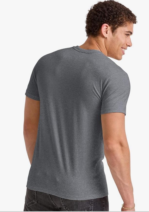 Hanes Men's Originals Tshirt 3 Pack, ComfortSoft Tee for Men Medium Gray gallery