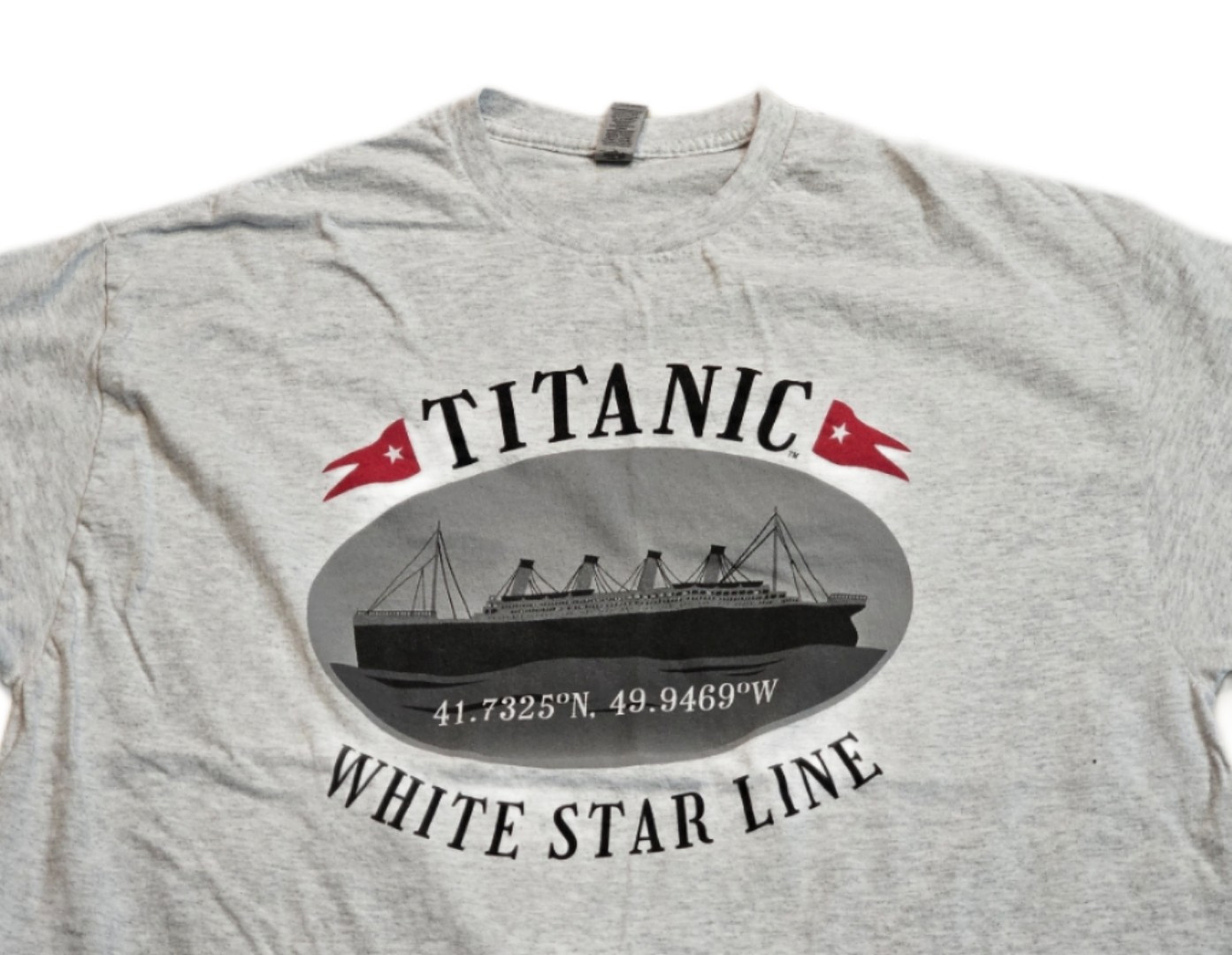 Titanic White Star Line T-Shirt Men XL RMS British Ocean Liner First Class Ship gallery