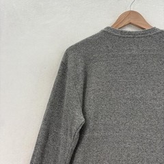 Ecko Unltd Legacy Thermal Long Sleeve Shirt Mens M Gray Marled Waffle Rhino NWT