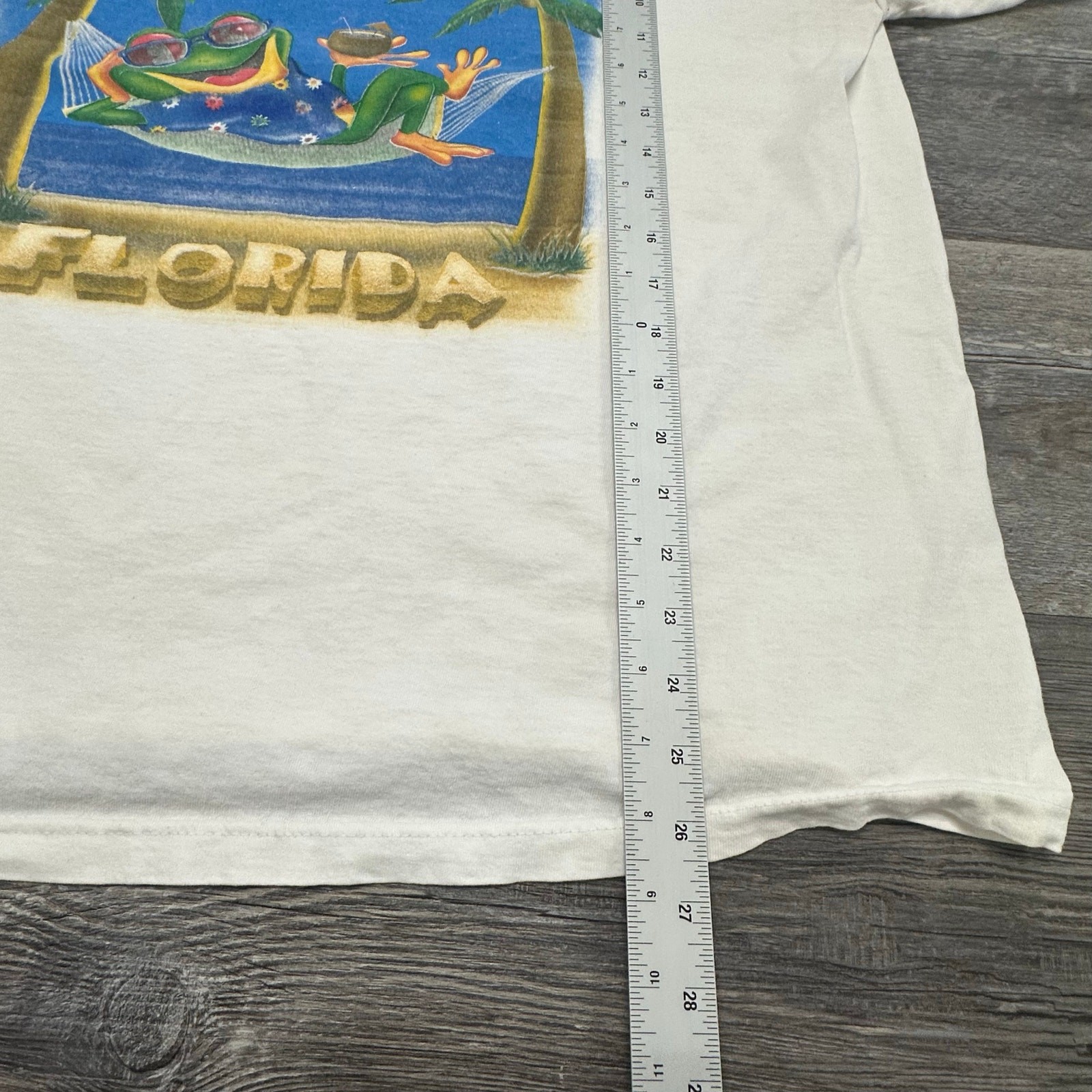 Vintage 90s Y2K Rainforest Cafe Frog Hammock Florida Mens XL Souvenir T-Shirt gallery