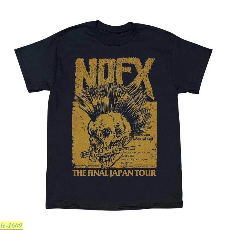 New!! Nofx The Final Japan Tour Black Unisex T-shirt Size S-5XL