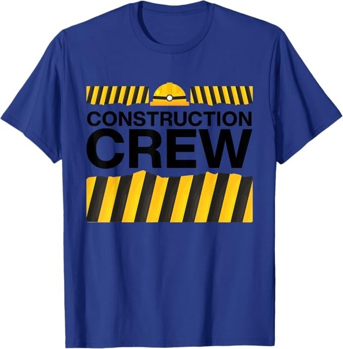Construction Crew and Highway Worker Party Group Matching T-Shirt gallery