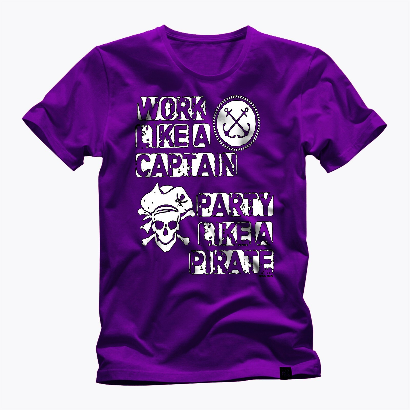 WORK LIKE A CAPTAIN PARTY LIKE A PIRATE FUN GRAPHIC Short-Sleeve Unisex T-Shirt gallery