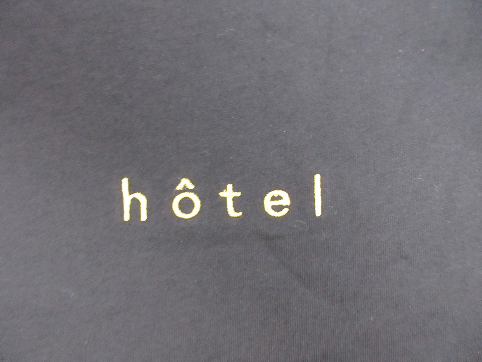 UNKNWN Hotel Shirt Mens XL Black Minimalist Embroidered Tee Modern Streetwear gallery