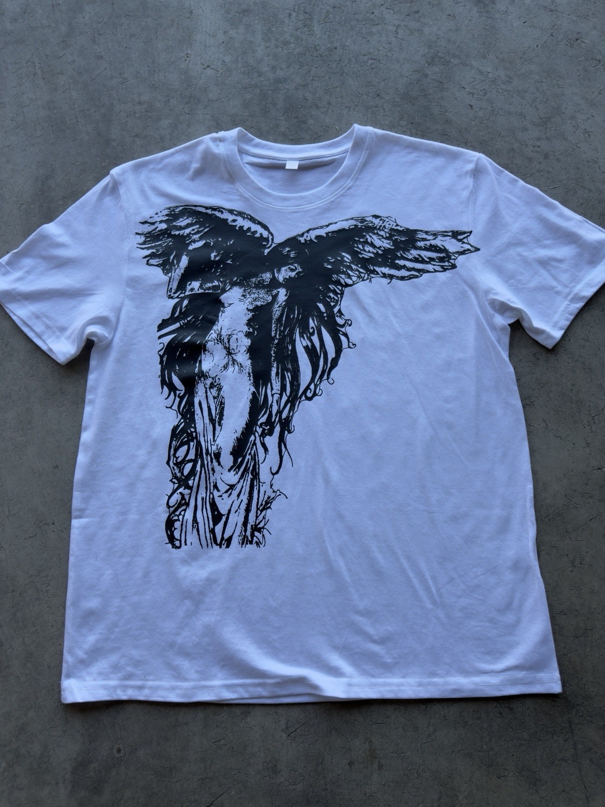 Classic Y2K Gothic Style T-shirt Print Oversized T Shirt High Street Shirts gallery