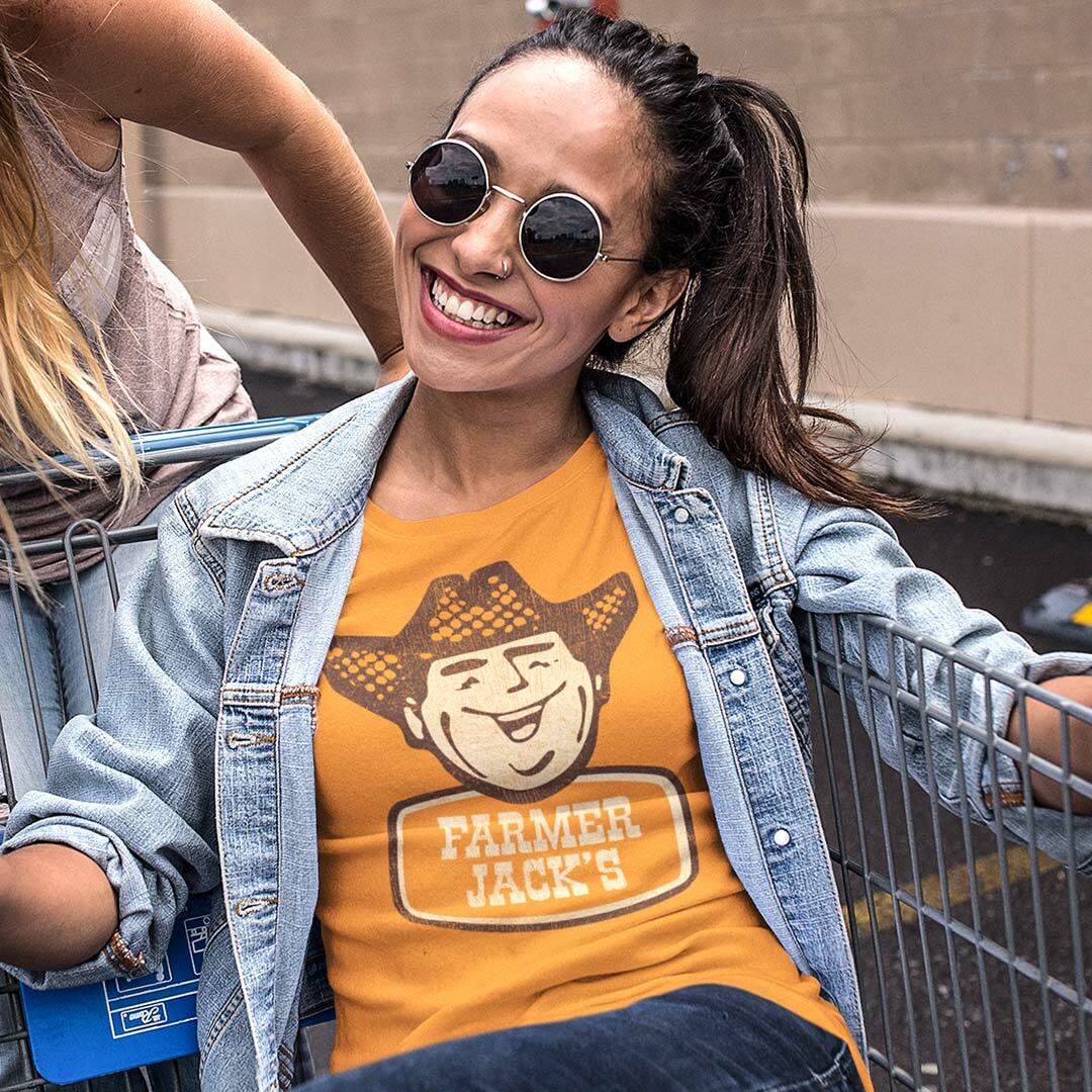 Farmer Jack’s Supermarket Detroit Short-Sleeve Unisex T-Shirt - Retro Grocery gallery
