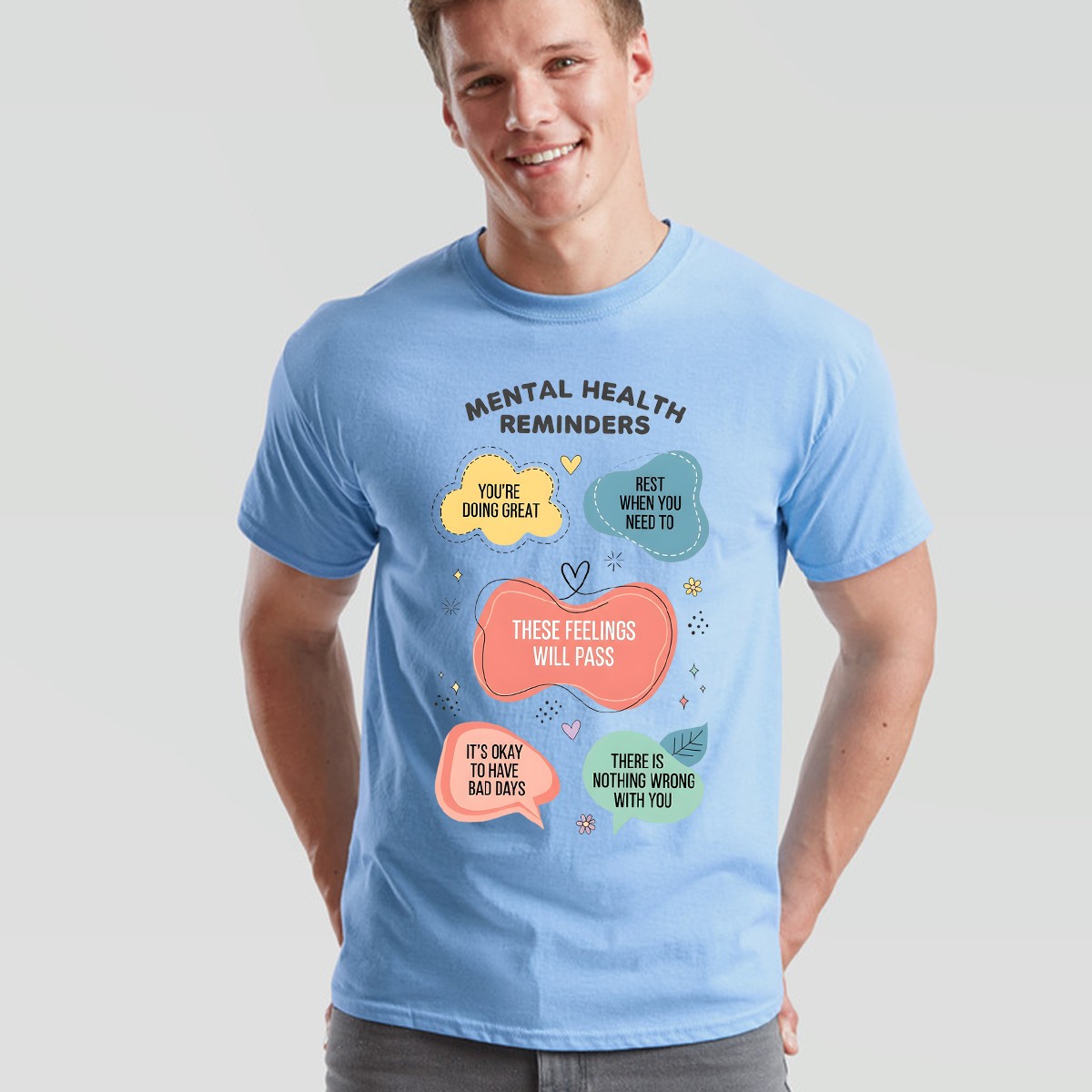 Unisex Mental Health Reminders Tshirt gallery