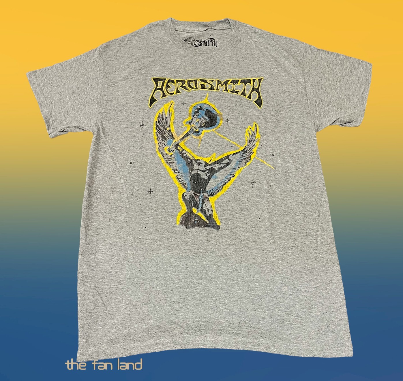 New Aerosmith Angel Gutiar Classic Vintage Mens T-Shirt gallery