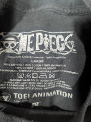 One Piece Monkey D Luffy Wanted T Shirt Men’s Large Anime Graphic Tee