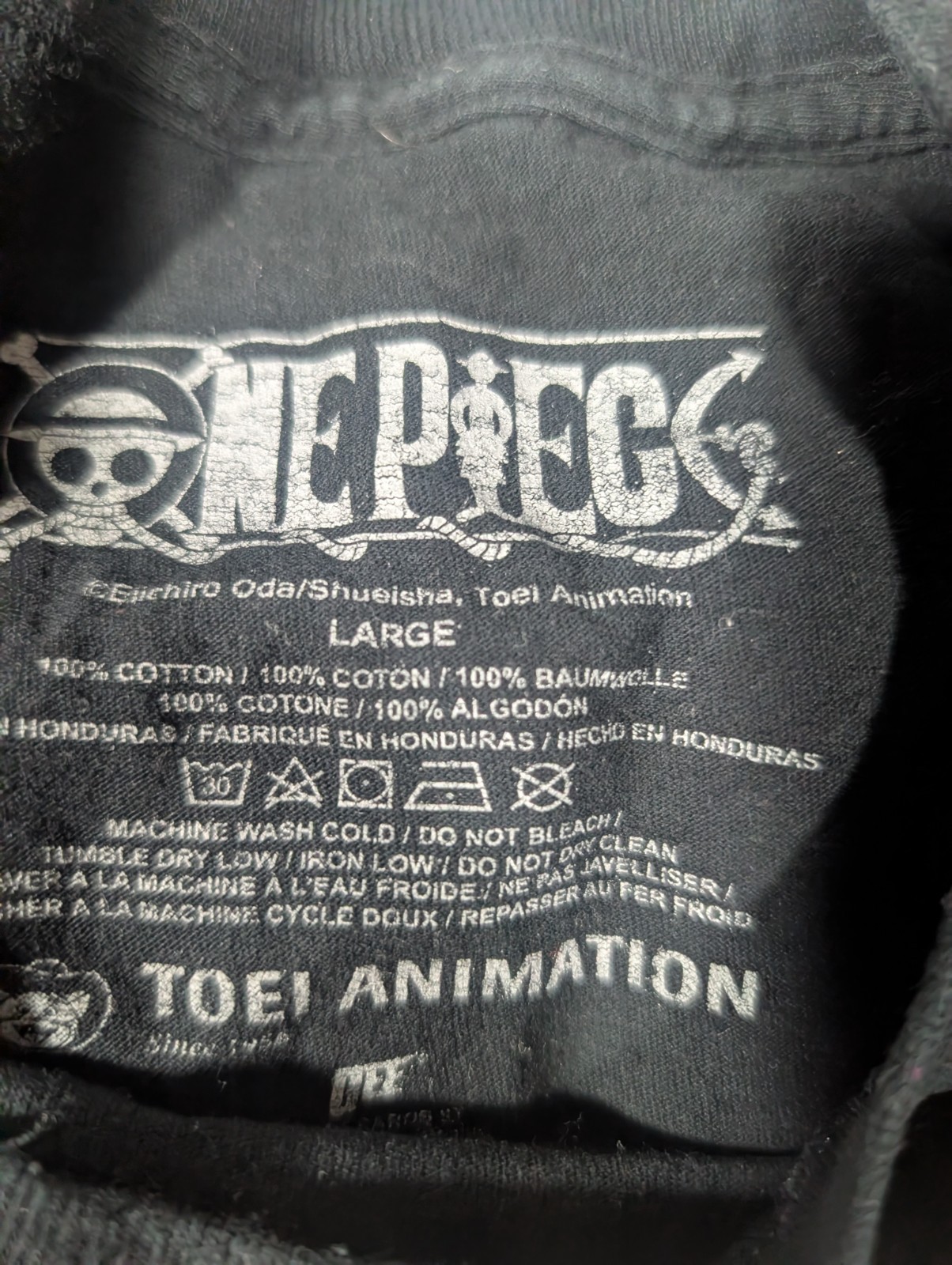 One Piece Monkey D Luffy Wanted T Shirt Men’s Large Anime Graphic Tee gallery