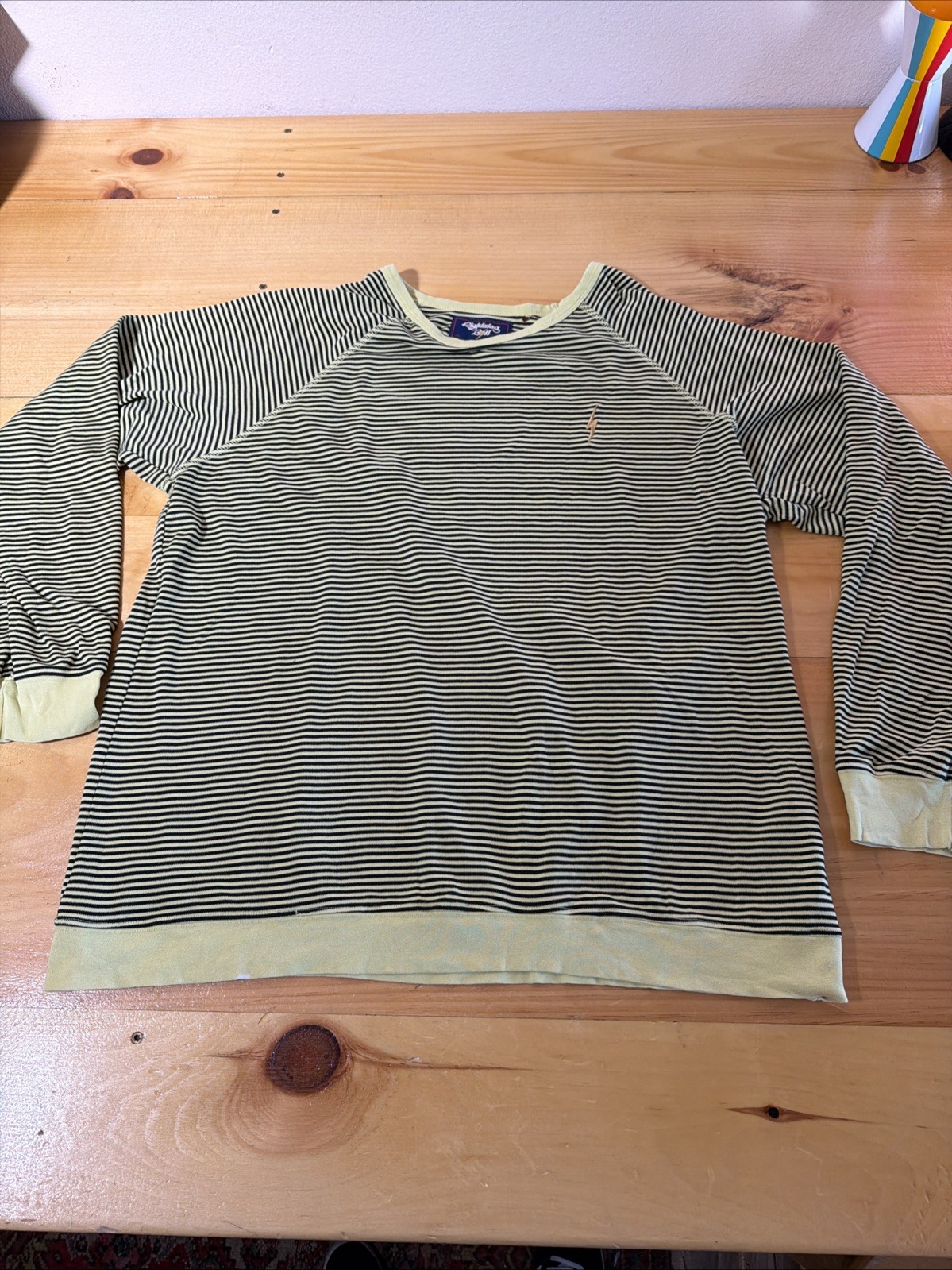 Lightning Bolt Surfboards Shirt Mens XL Grail Find Modern Classic Surfer Stripes