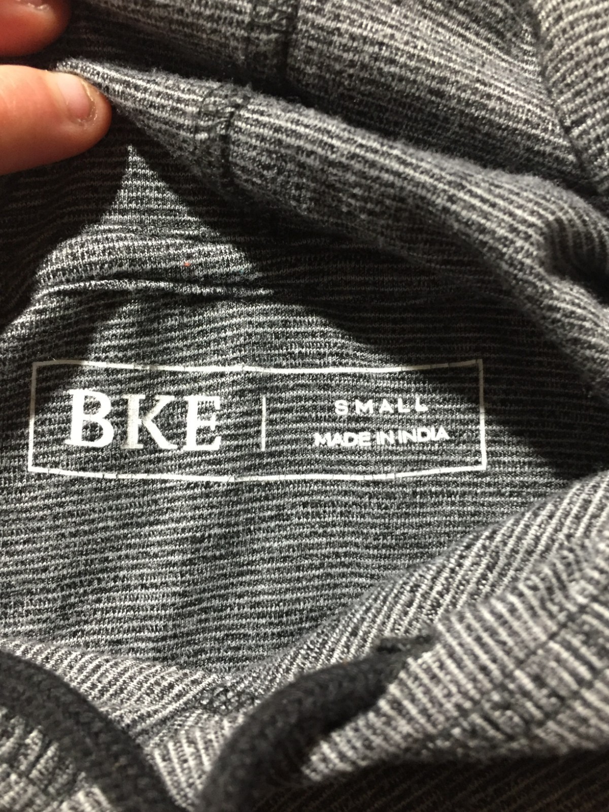 BKE Hooded Shirt Mens S Small Gray Long Sleeve Pocket Drawstring Hood gallery