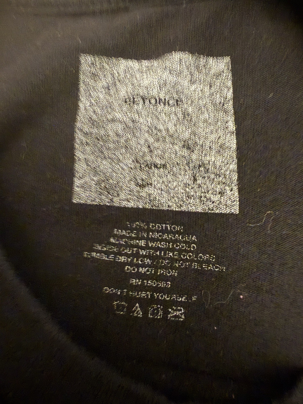 Beyonce The Formation World Tour Merch 2016 T-Shirt Size Large Black gallery