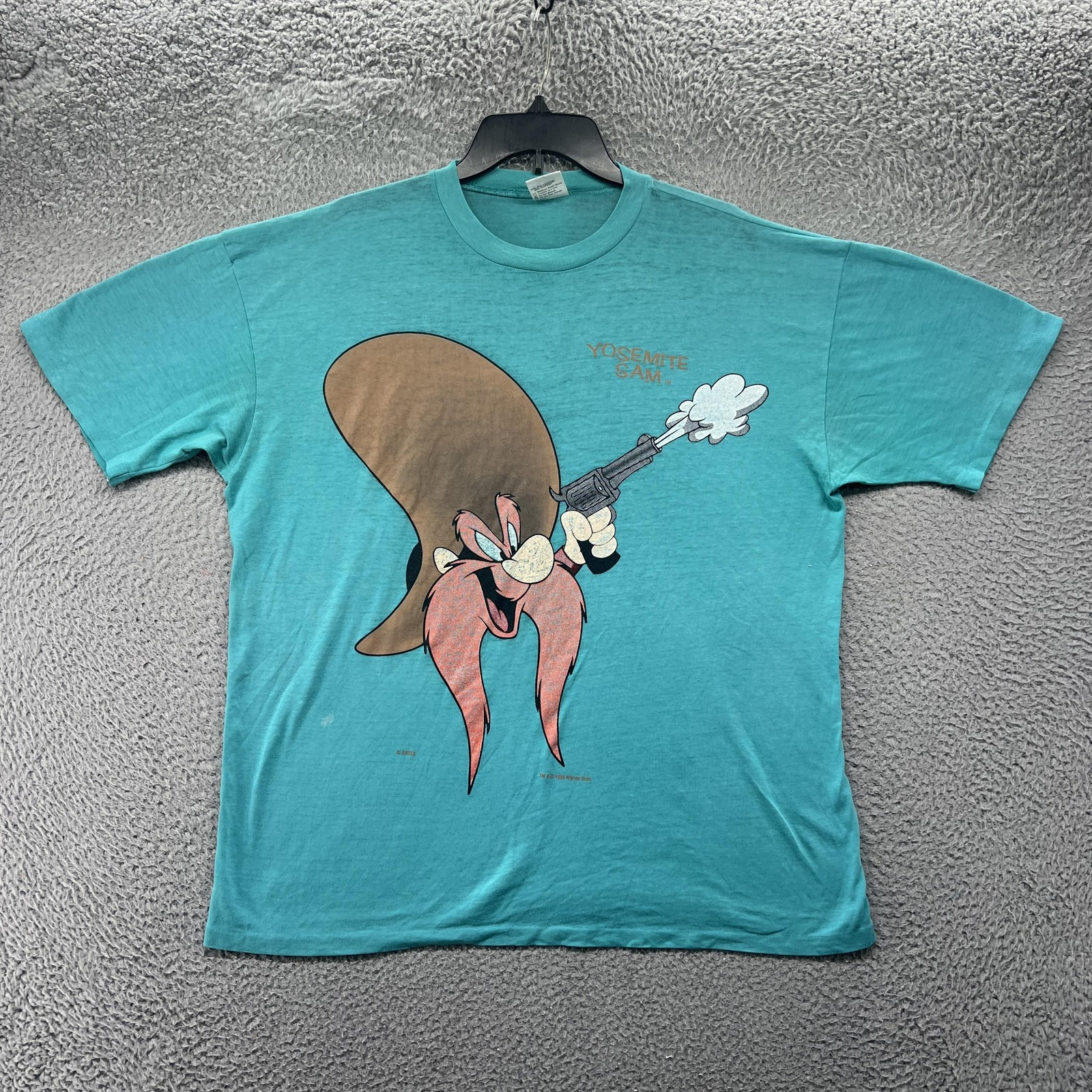 Vintage Yosemite Sam Shirt Mens XL 90s Artex 50/50 Looney RESERVED FOR BUYER gallery
