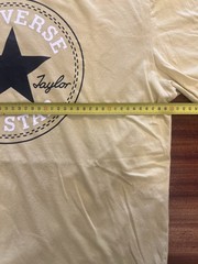Converse T-shirt L Men’s Logo Front Oversized Loose Fit Y2K