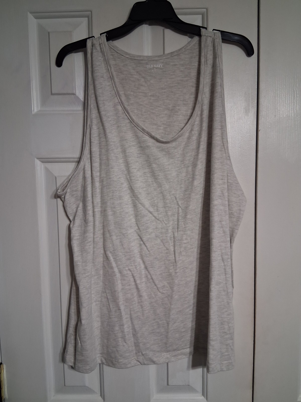 NWT Men's Old Navy Scoop Neck Tank Top Size XL Heather Gray gallery