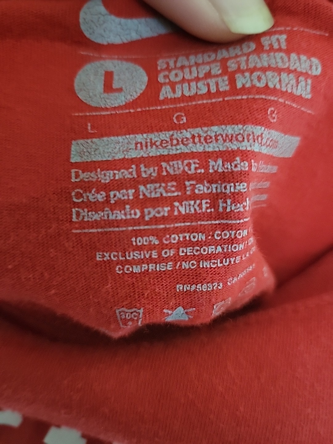Nike Cincinnati Reds Red T-Shirt Size L And This One Belongs To The Reds MLB NL gallery