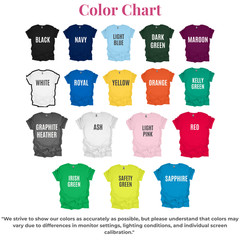 Personalized Custom T-Shirt w/ Text on Gildan Shirts. Custom Made Tees