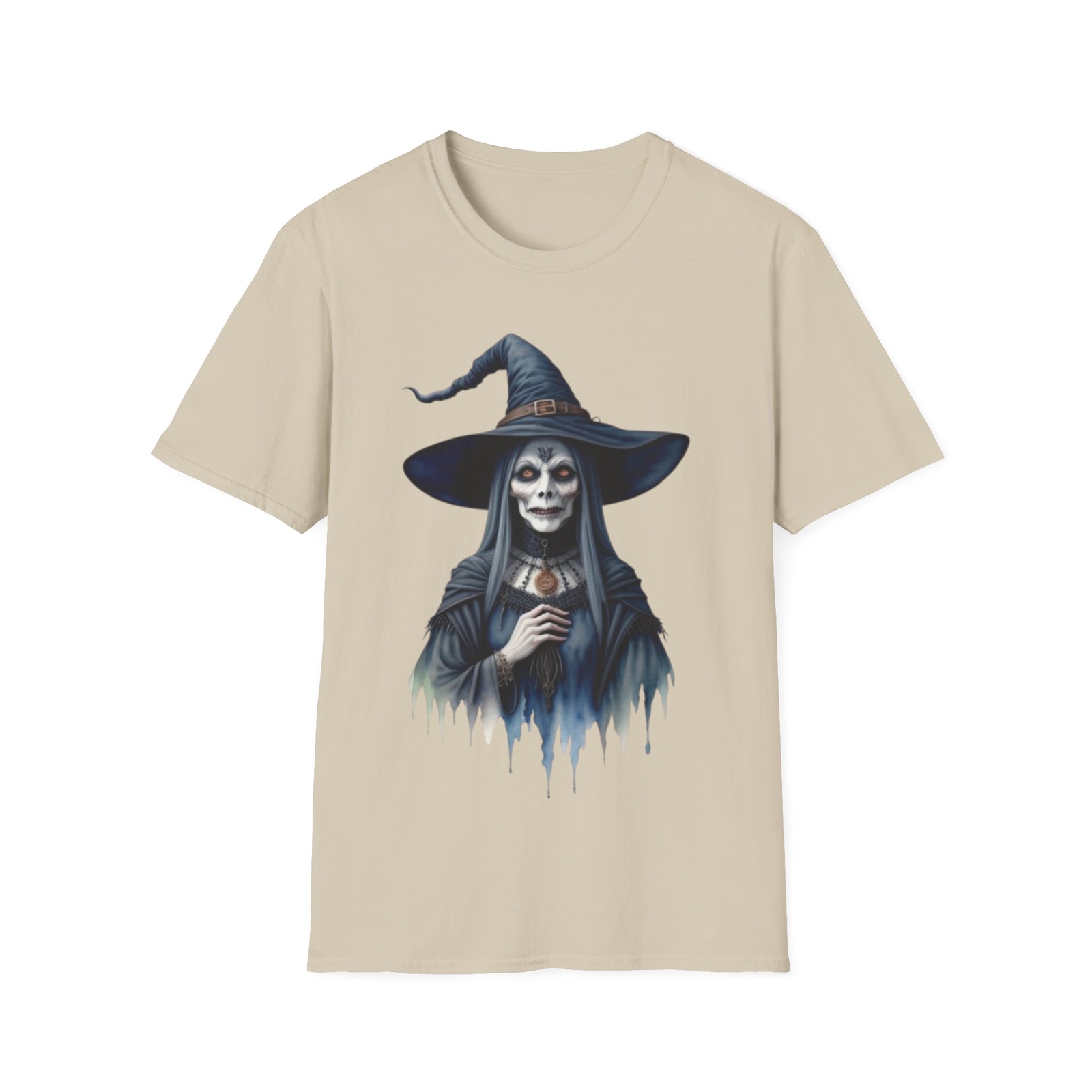 Halloween Scary Witch Unisex Soft Style T-Shirt SM MD LG XL 2XL 3XL gallery