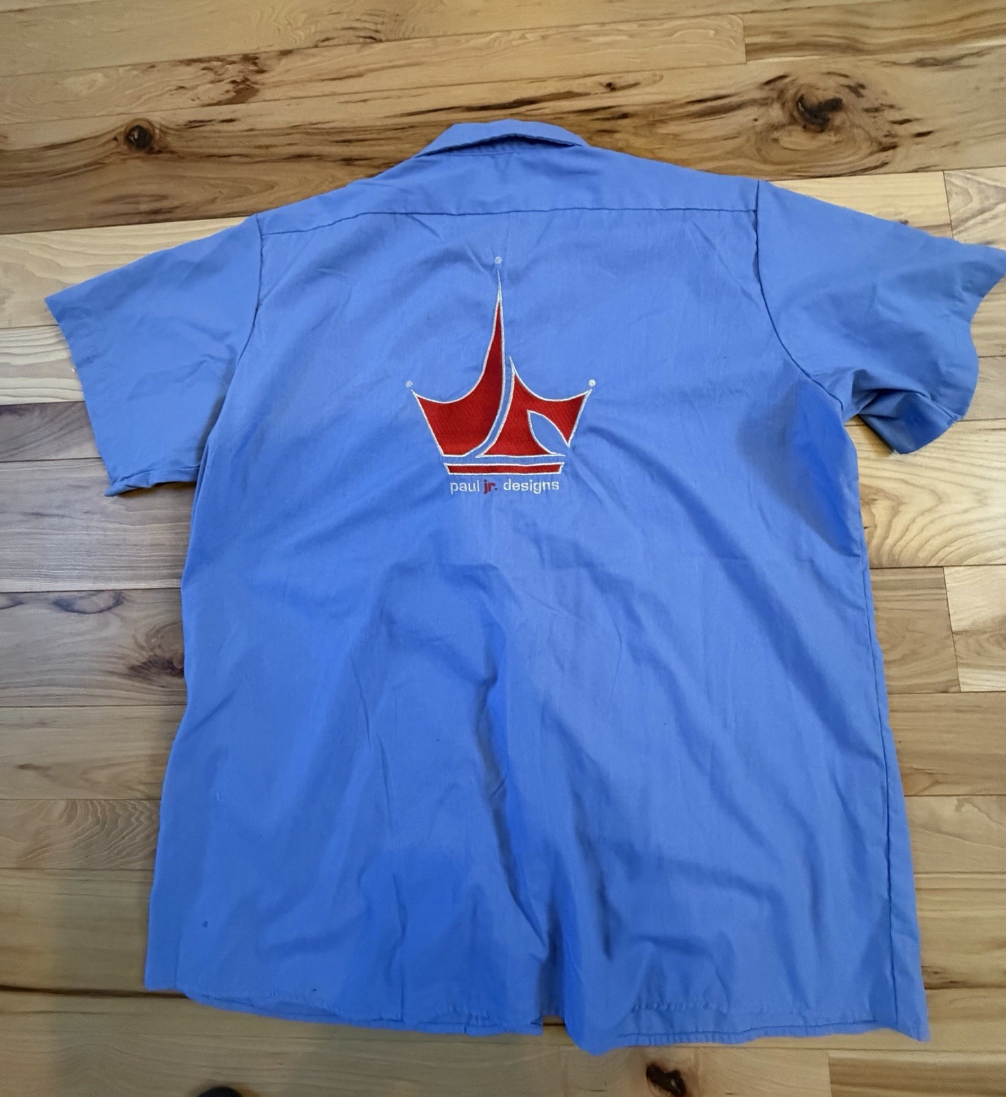 Vintage Dickies Paul Jr Designs Mechanic Work Shirt American Chopper Y2K Biker." gallery