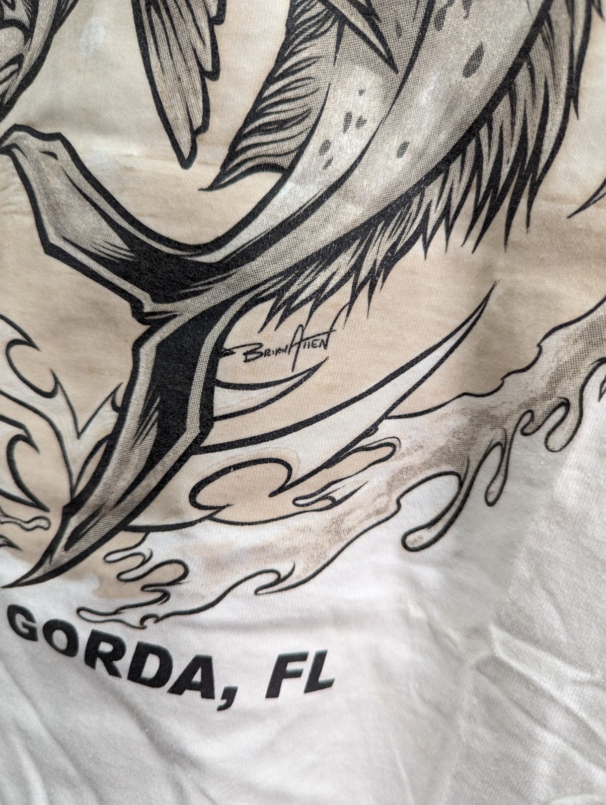Punta Gorda Men's XL Mohawk Fish Double Side Prana Graphic Shirt Fishing Tee gallery