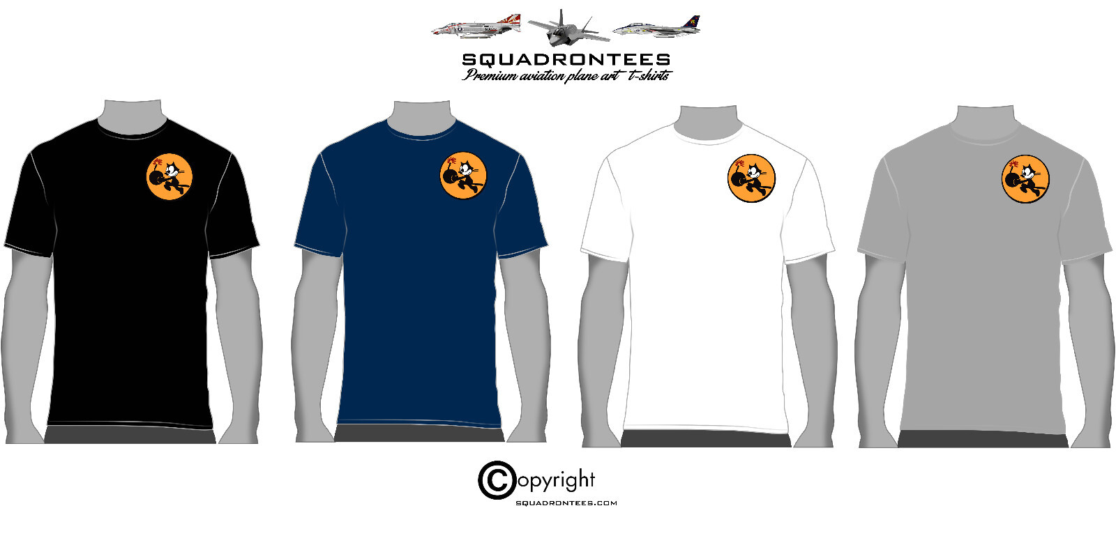 VF-31 Tomcatters Squadron T-Shirt D4, USN Licensed Product