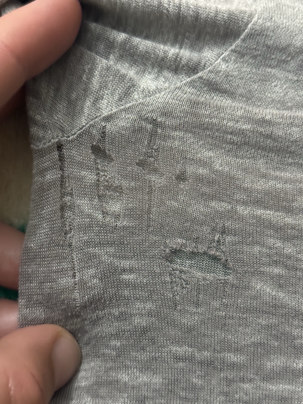 Vintage 80s Paper Thin Sheer Princeton Review Test Prep Shirt Paint Medium M gallery