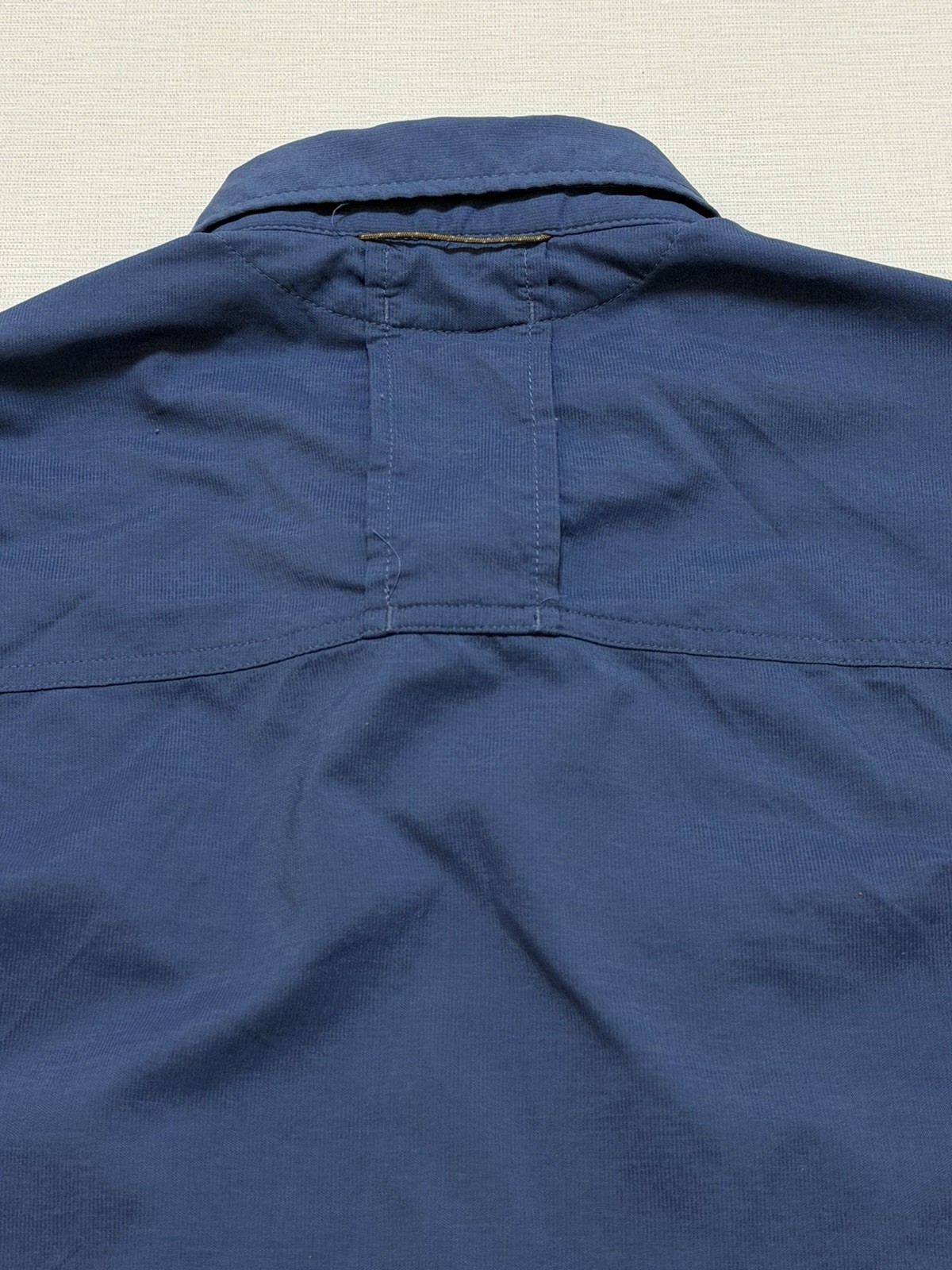 REI Sahara Shirt Men’s Large Blue Stretch Button Up Quick Drying Hiking Nylon gallery