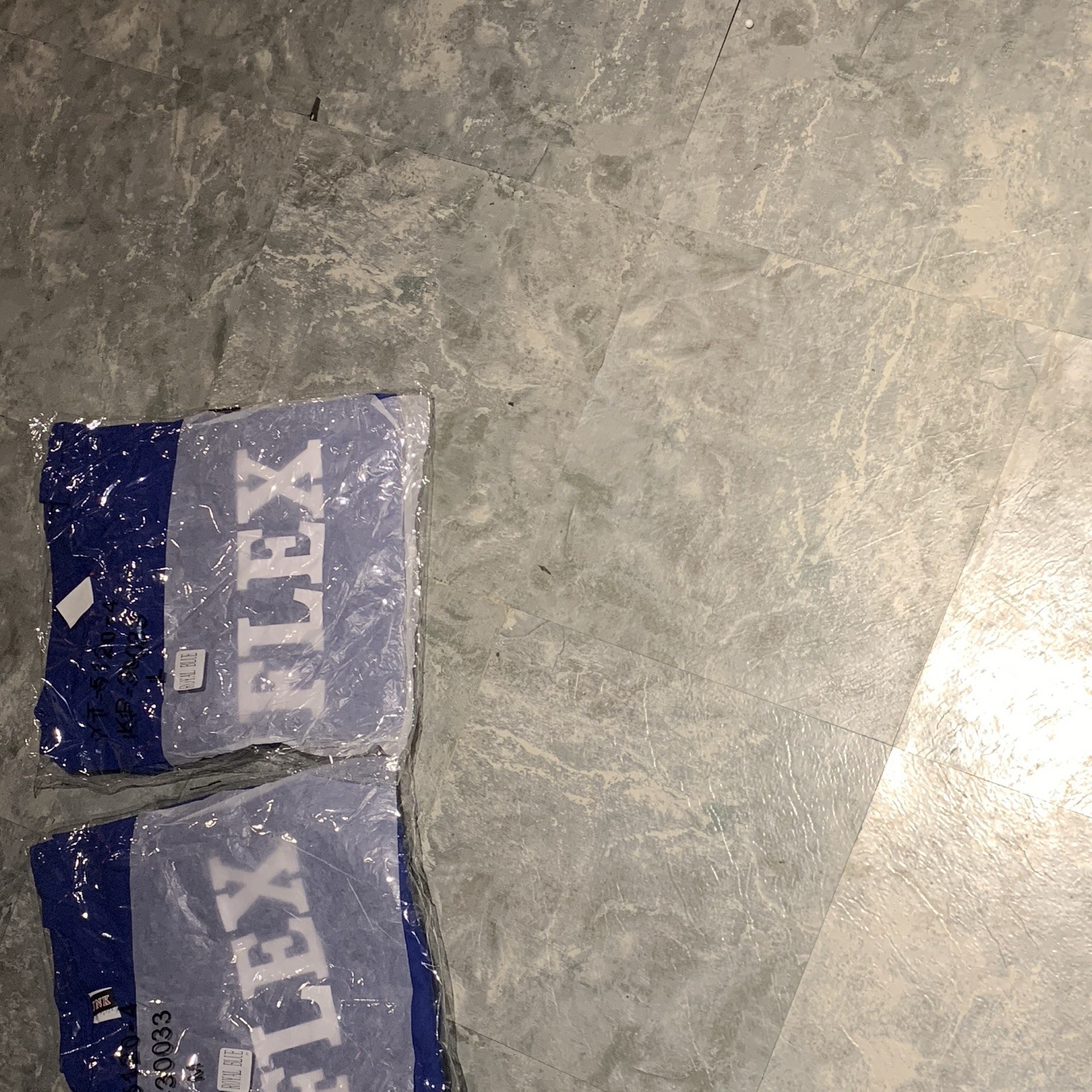 “FLEX” Blue And White Graphic Tee Sizes Small Medium And Large gallery
