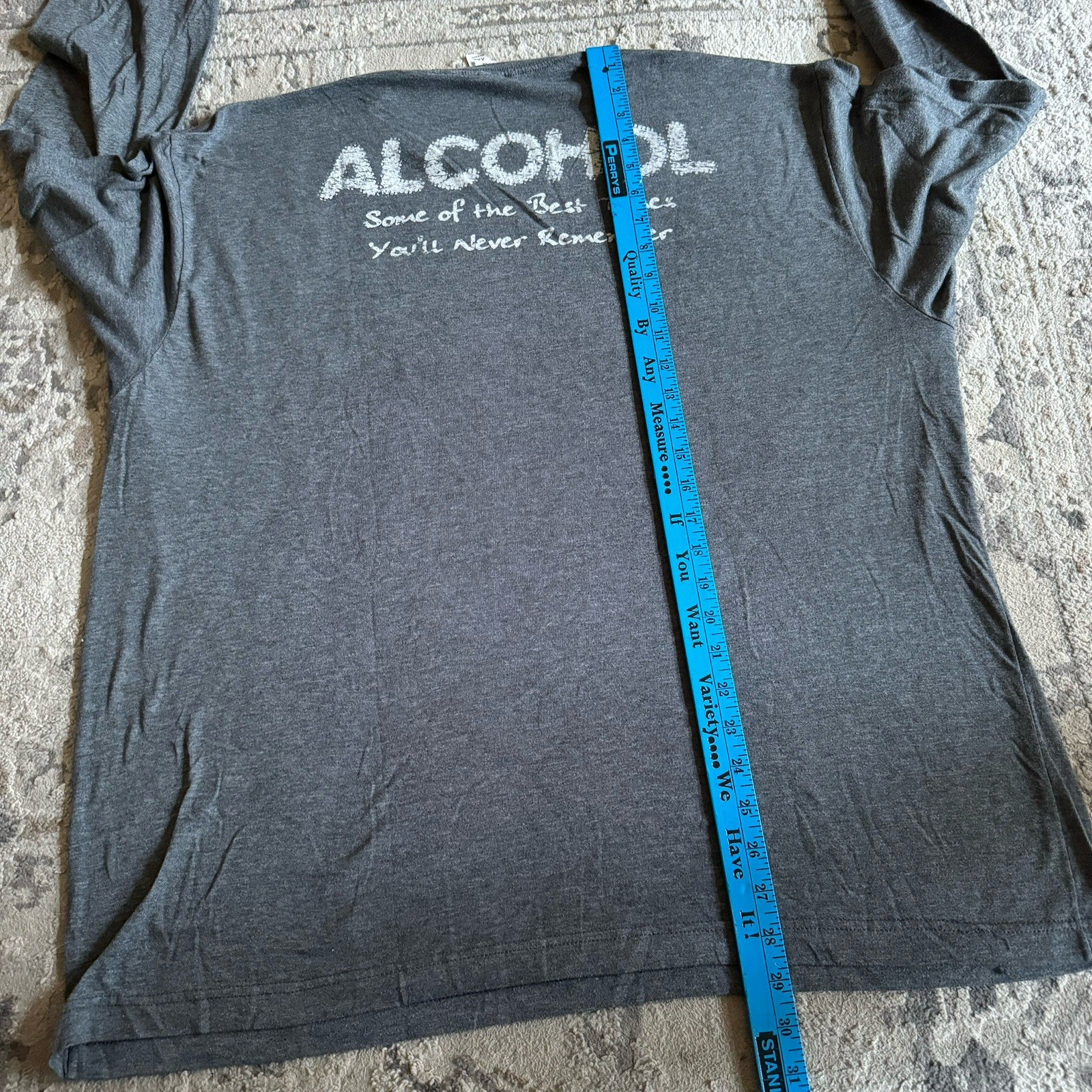 Brad Paisley Alcohol Tour Concert Long Sleeve Shirt Sz 2XL Gray gallery