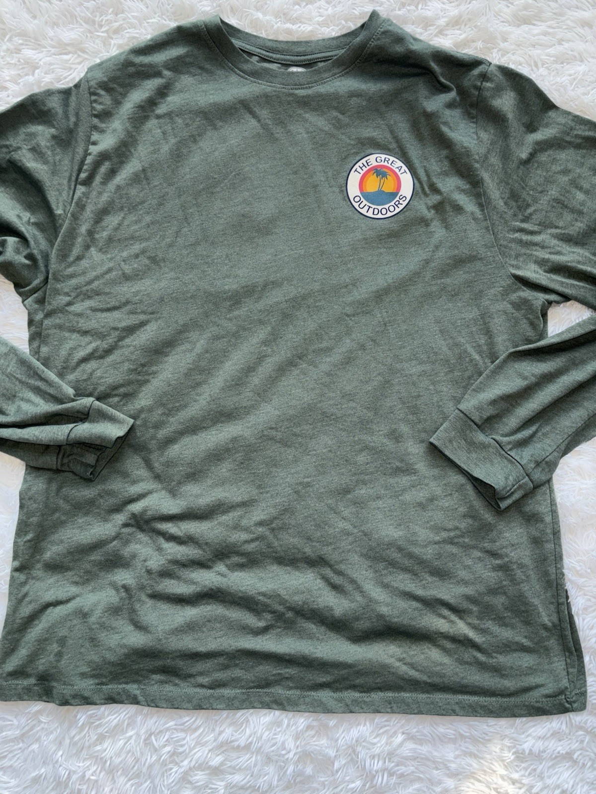 Home Free Men’s Sz. 2XL Green “ Great outdoors Florida” Long Slv Tee gallery