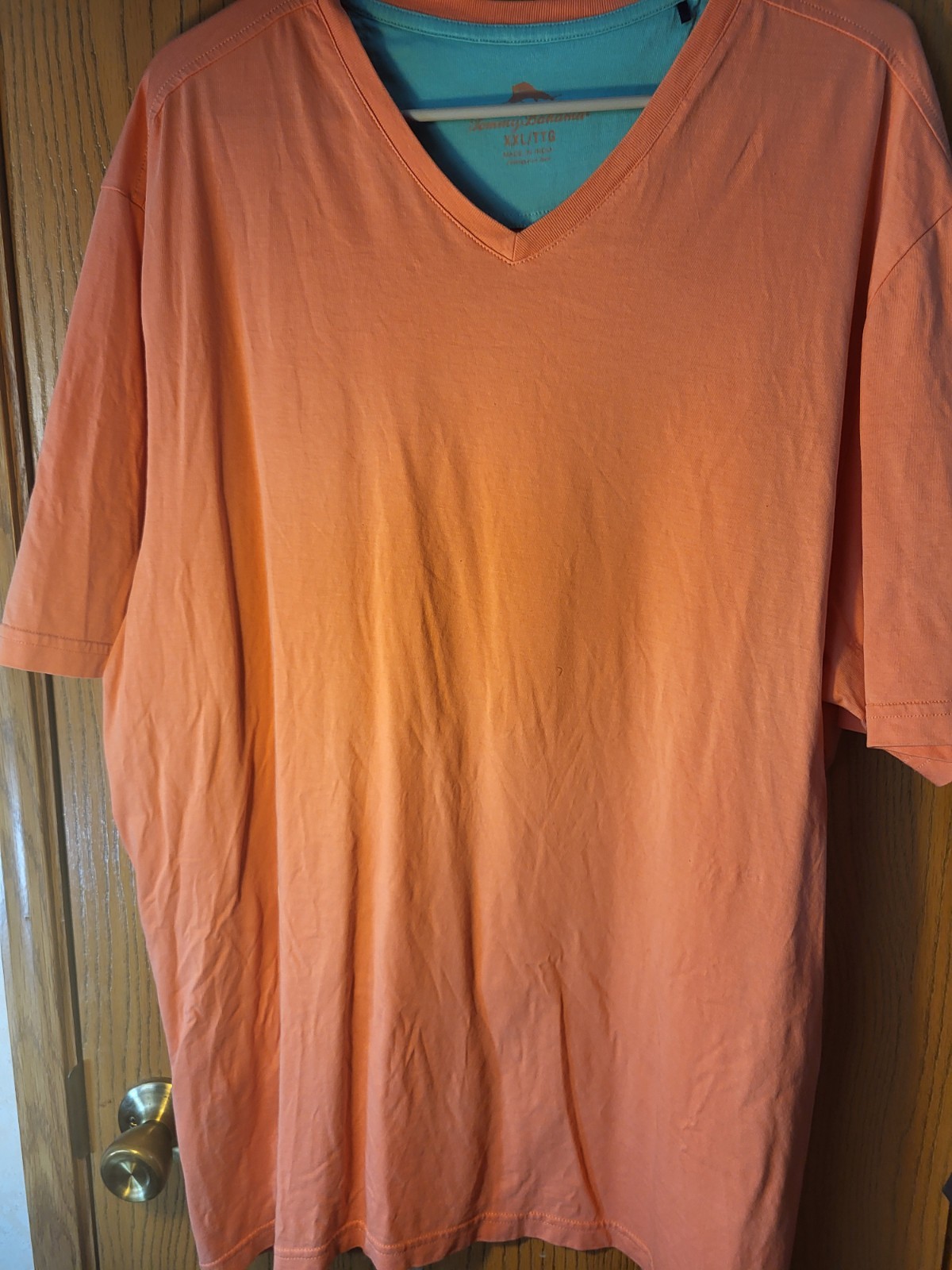 Tommy Bahama Mens XXL Relax V-Neck T-Shirt 100% Supima Cotton Casual Top VG Con