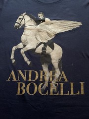 Andrea Bocelli Pegasus 30th Anniversary T-Shirt Size Small